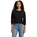Banana Republic Black Silk Blend Crewneck Sweater Fits S Lightweight Versatile