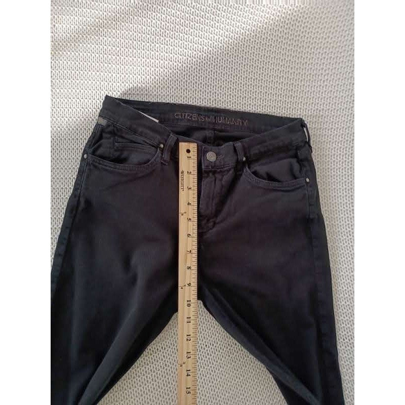 Citizens of Humanity Slim Straight Black Jeans Mens 29x29 Made in USA