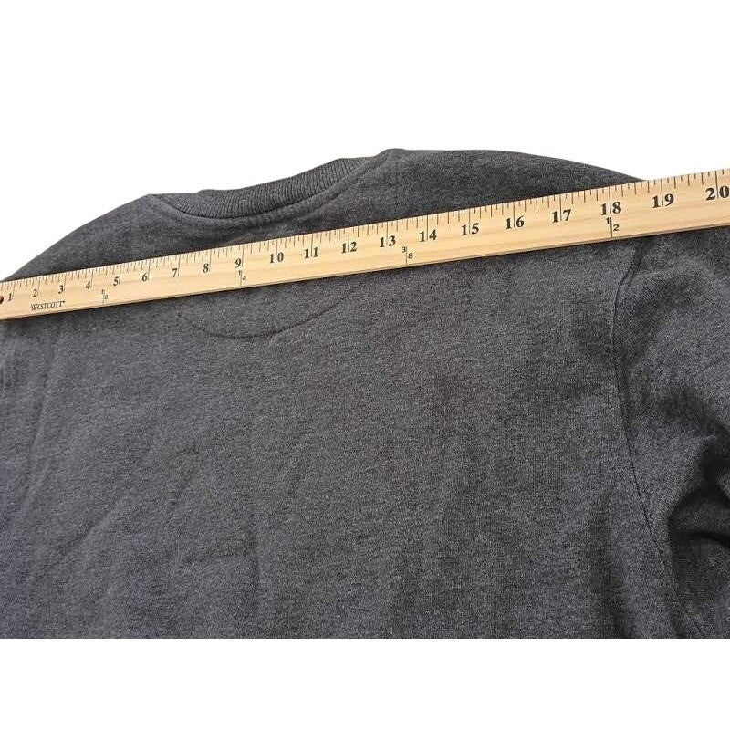 Katxi Clothing Sweatshirt L Dark Gray Skull Graphic Recycled Organic Cotton Euro