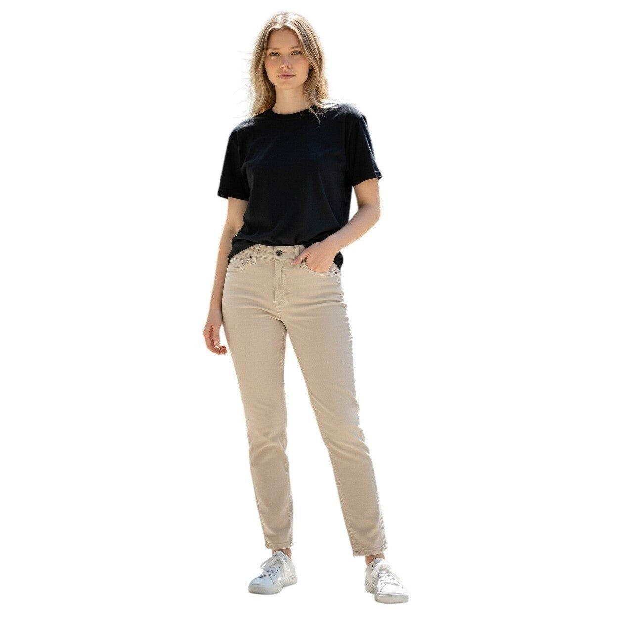 Sanctuary Denim NWOT Cream Beige Straight Leg Jeans Size 28x28 Classic $129