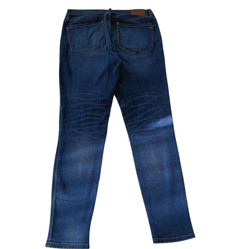 Madewell 9 High-Rise Skinny Jeans 30x28 Medium Wash Blue Stretch Denim