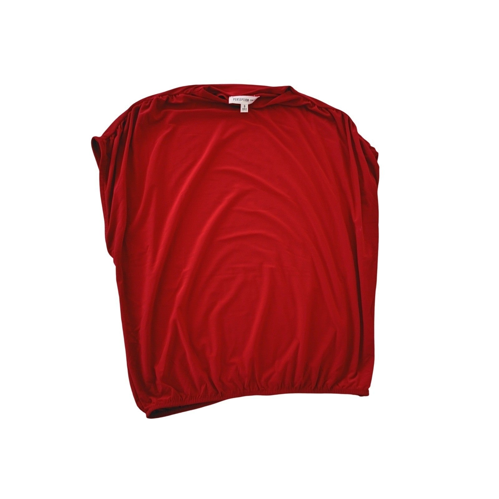 Red Coquette Baby Tee Womens S Fitted Stretch Y2K Going Out Soft Girl Top