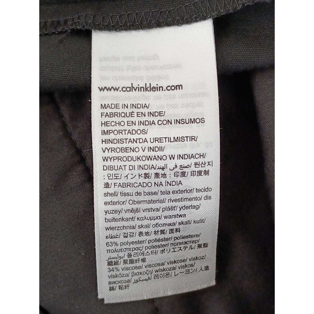 Calvin Klein Infinite Slim Fit Dress Pants Men's 34x32 Black 4-Way Stretch NWOT