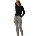 Calvin Klein Houndstooth Pants Black White Slim Fit 4 W30 x 28.5 Dress Trousser