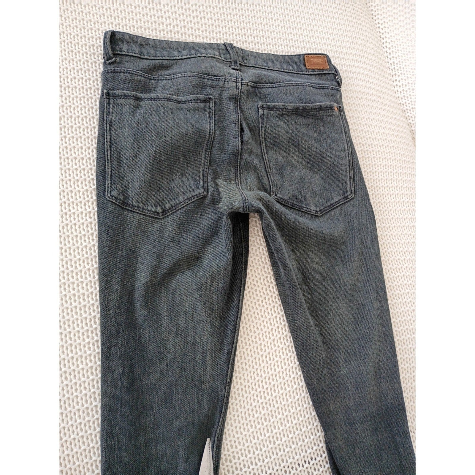 Obey Propaganda Skinny Jeggings Charcoal Grey Dark Wash Denim Women Size 28x30