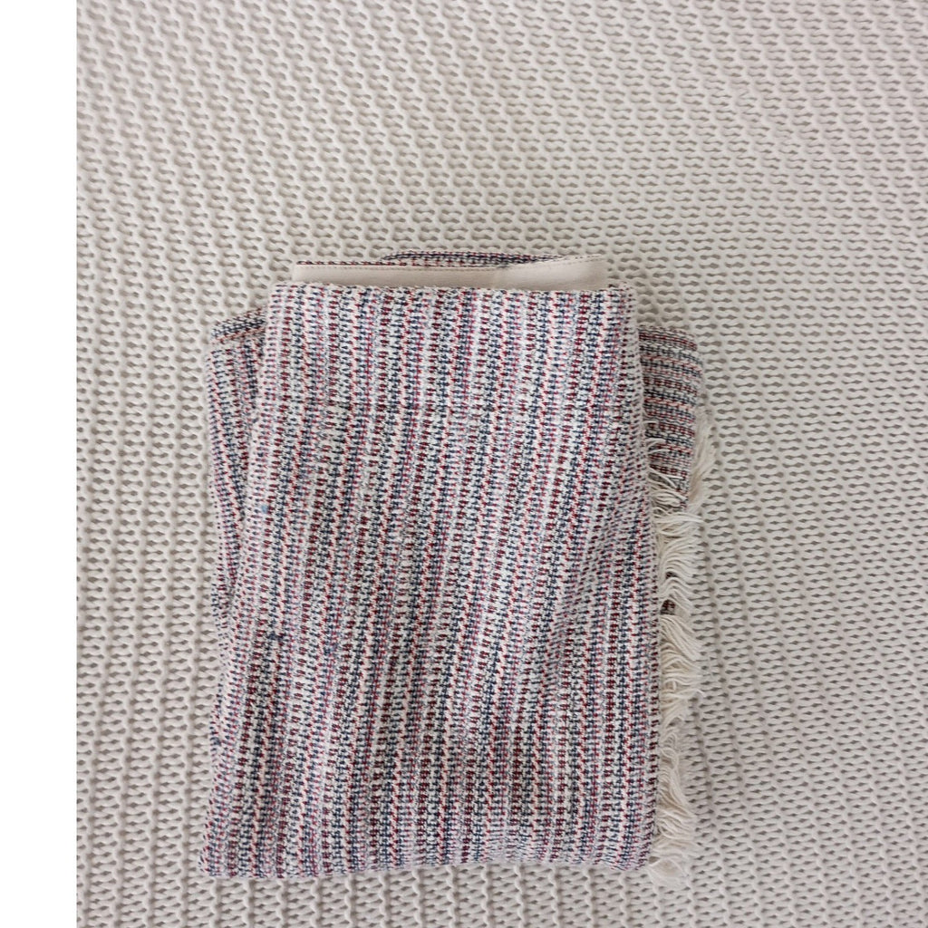 Maeve Anthropologie Cotton Tweed Fringe Trim A-Line Mini Skirt Multi Color Sz 10