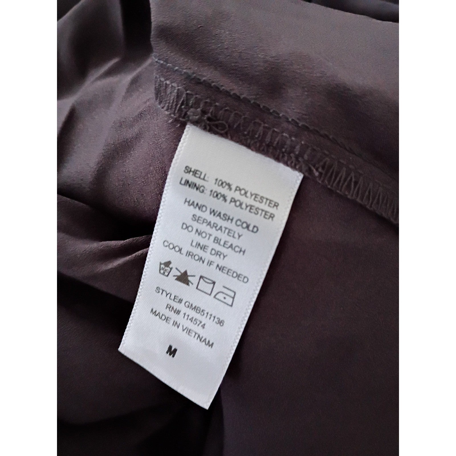 PLEIONE Coquette Plum Romantic Twist-Front Empire Blouse Soft Drape M NWOT