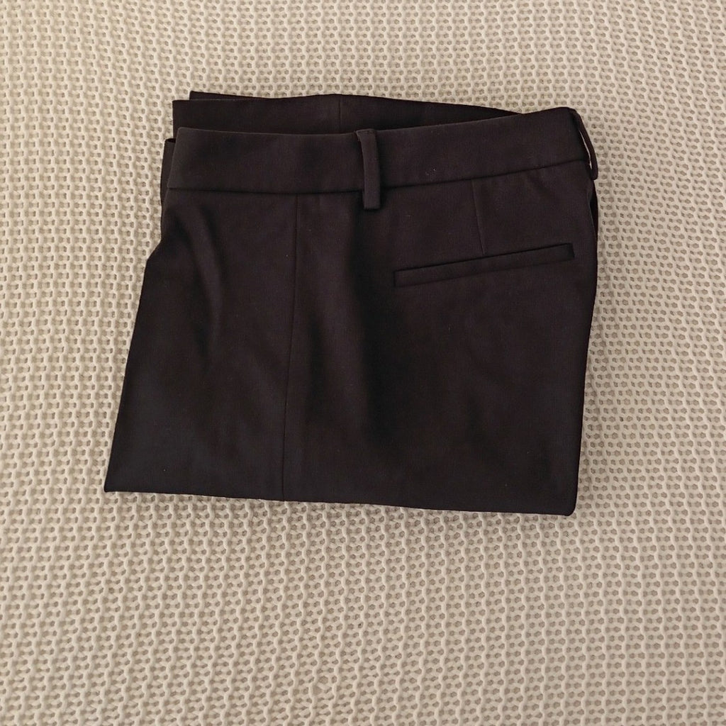 Elie Tahari Black Flare Leg Dress Pants Womens 28 Tailored Career Trousers