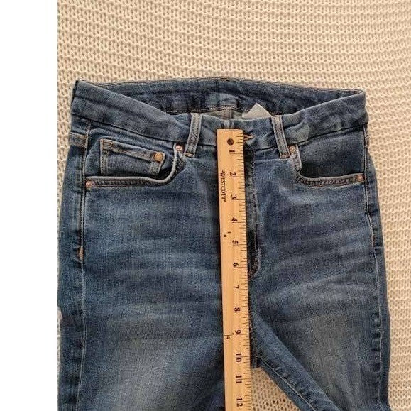 H&M High Waist Super Skinny Ankle Jeans Medium Blue Womens 28