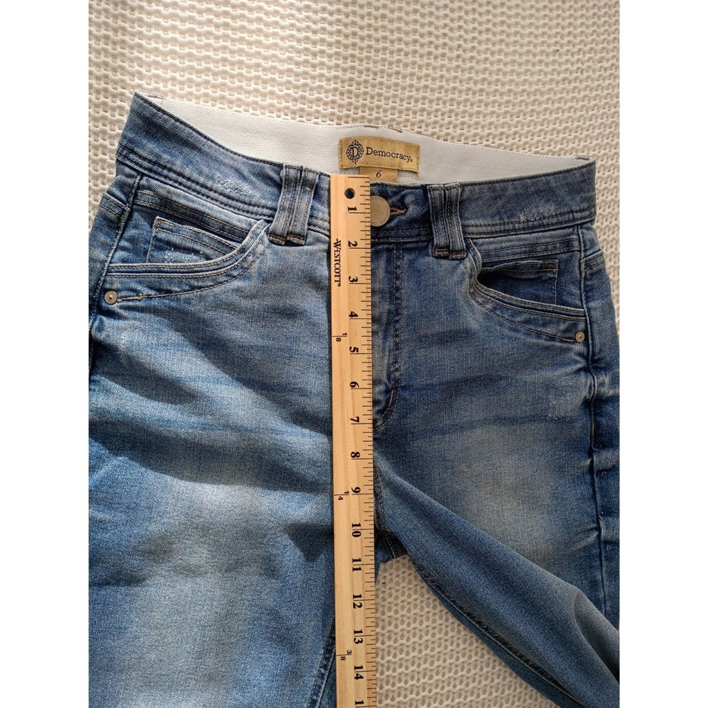 Democracy Ab Solution Straight Jeans Medium Wash Blue W29x29 Tag 6