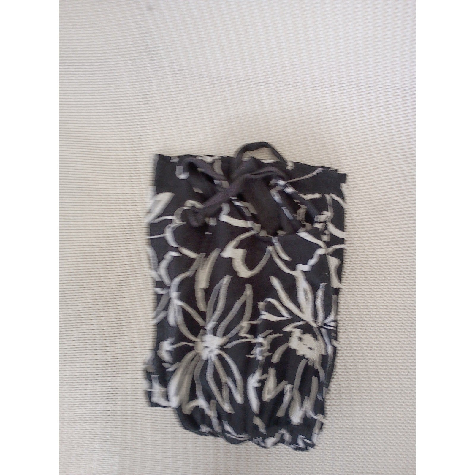 ASOS DESIGN Tall Black White Floral Cutout Maxi Dress Fits S Slveless Summer