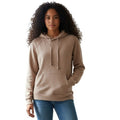 HONORINE Pink Cotton Terry Hooded Sweatshirt Hoodie Fits S/M; Boho Casual