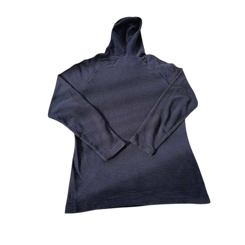 Goodthreads Navy Blue Slub 100% Cotton Pullover Hoodie Size Medium