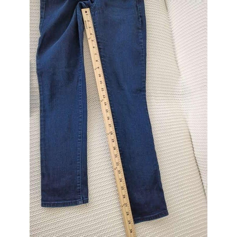 Calvin Klein Jeans Womens Ultimate Skinny Dark Wash Denim Blue Jeans 28x30