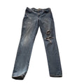 LEVI STRAUSS Classic 711 Skinny Jeans Distressed Blue Denim 30x29