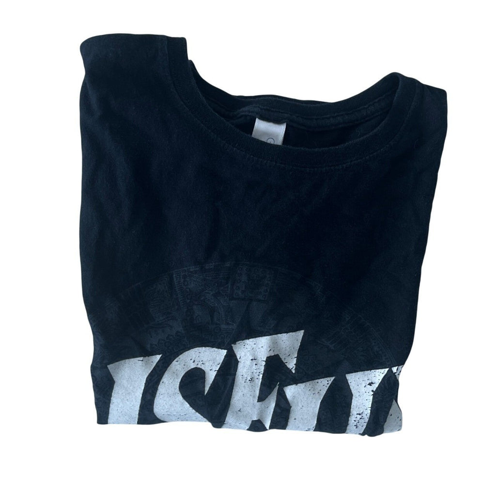 Rise Up Graphic T Shirt Black 100% Cotton Statement Tee Softstyle
