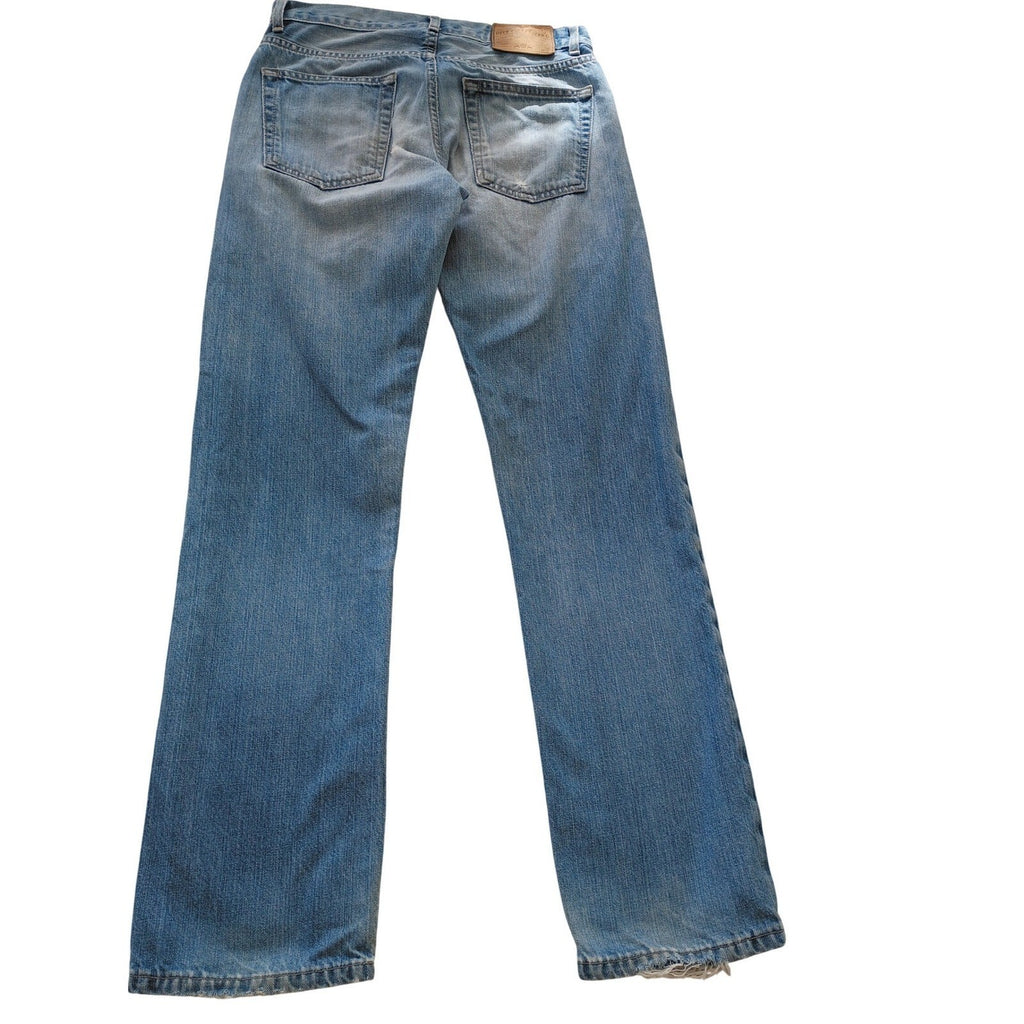 VTG Deep Pocket Jean Co USA Kentucky Straight Leg Jeans Light Wash Button Fly 29
