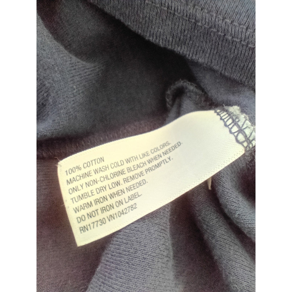 MERONA 100% Cotton Black Long Sleeve V-Neck T-Shirt M Ultimate Supreme Cotton
