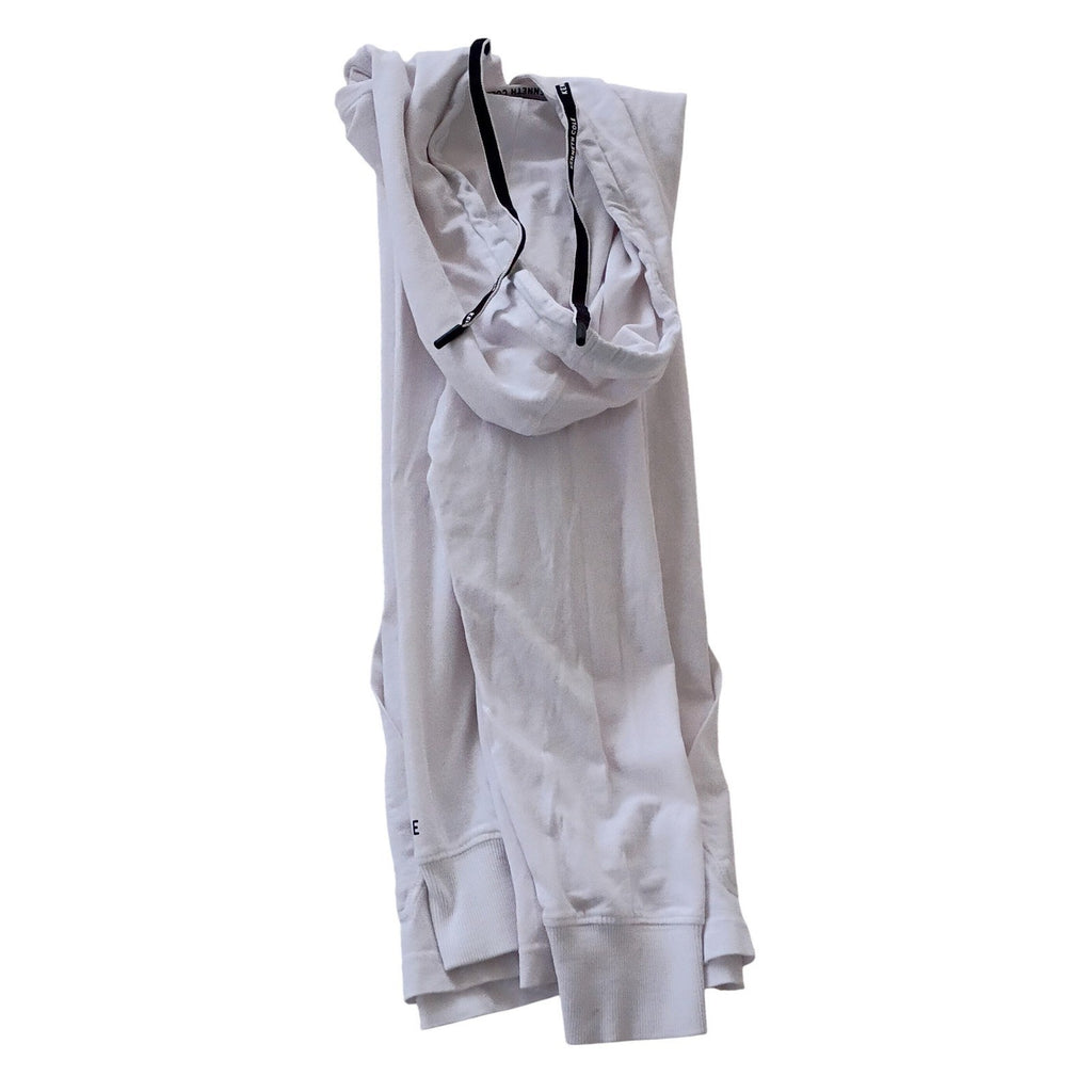 Kenneth Cole - NWOT White Long Sleeve Hoodie 98% Cotton Pocket Drawstring M