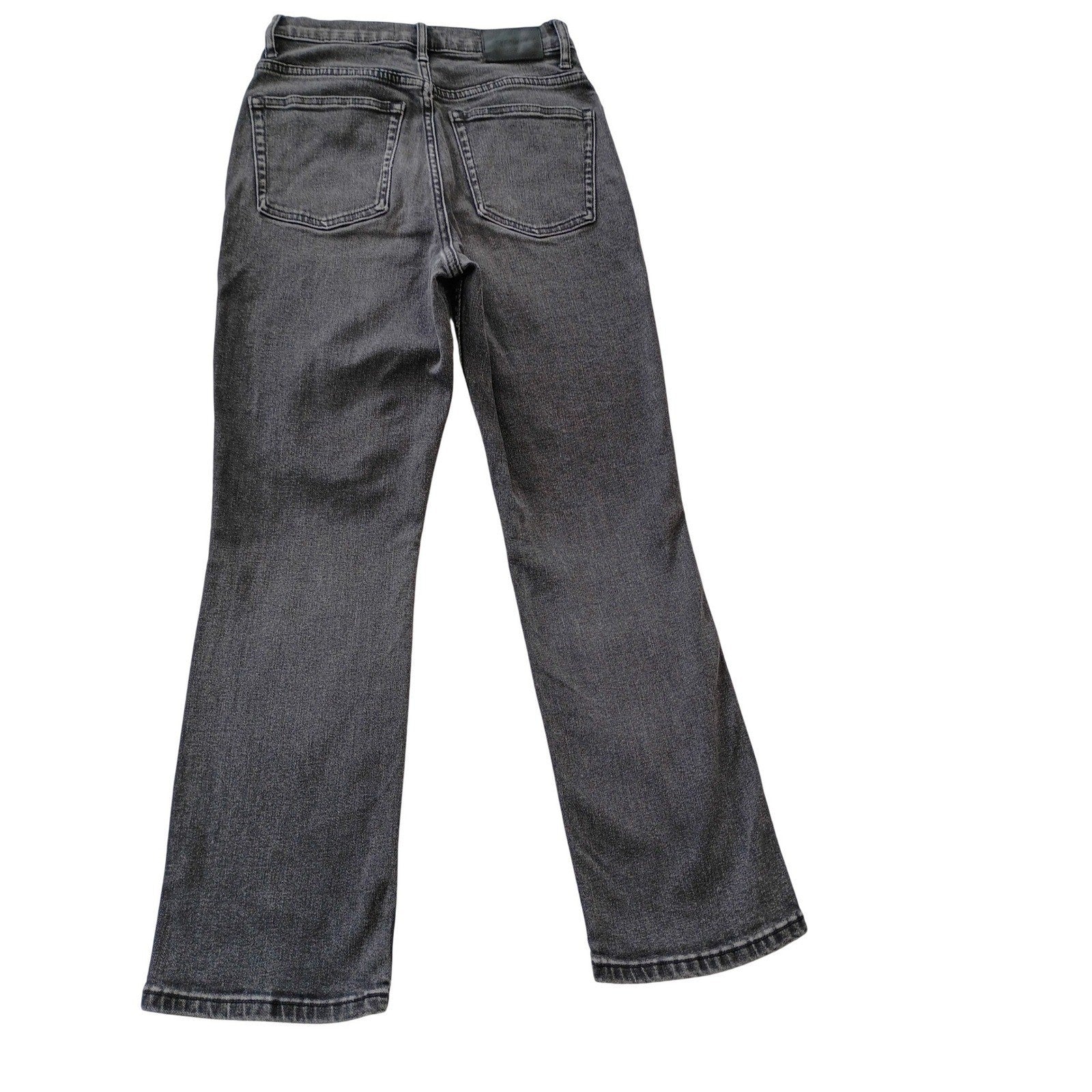 Everlane The Cheeky Bootcut Crop Jean Washed Black High Rise 26x26 Stretch