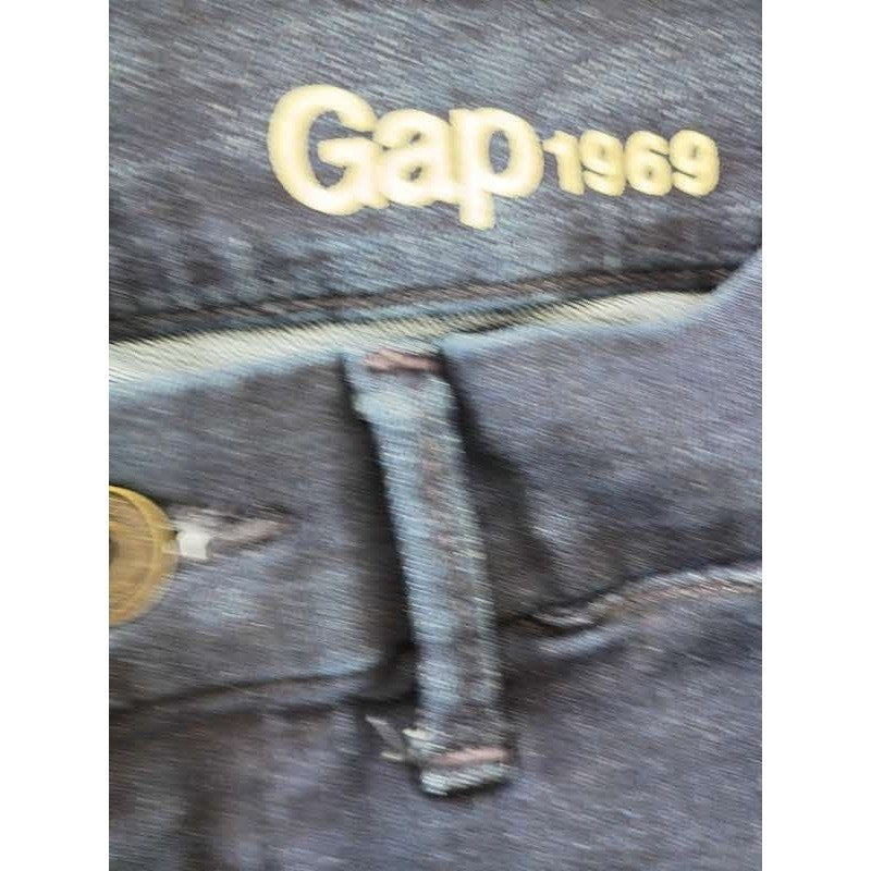 Gap 1969 High Rise Flare Jeans Dark Wash Denim Womens Blue Wide Leg 27x31