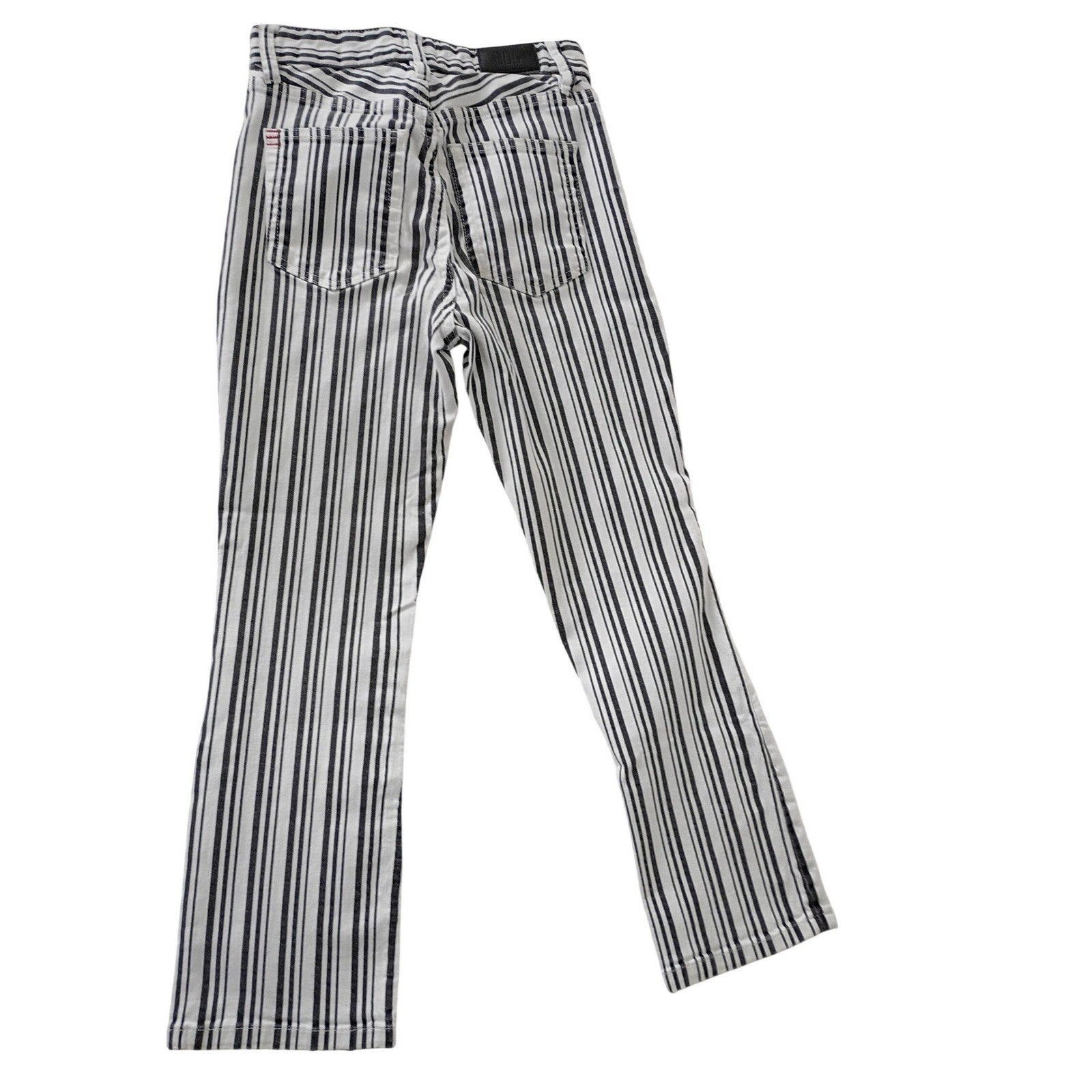 Urban Outfitters BDG Coastal Striped High Rise Straight Cropped Jeans 24