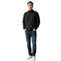 Banana Republic Extra Fine Italian Merino Wool Turtleneck Sweater Men XL Dk Grey