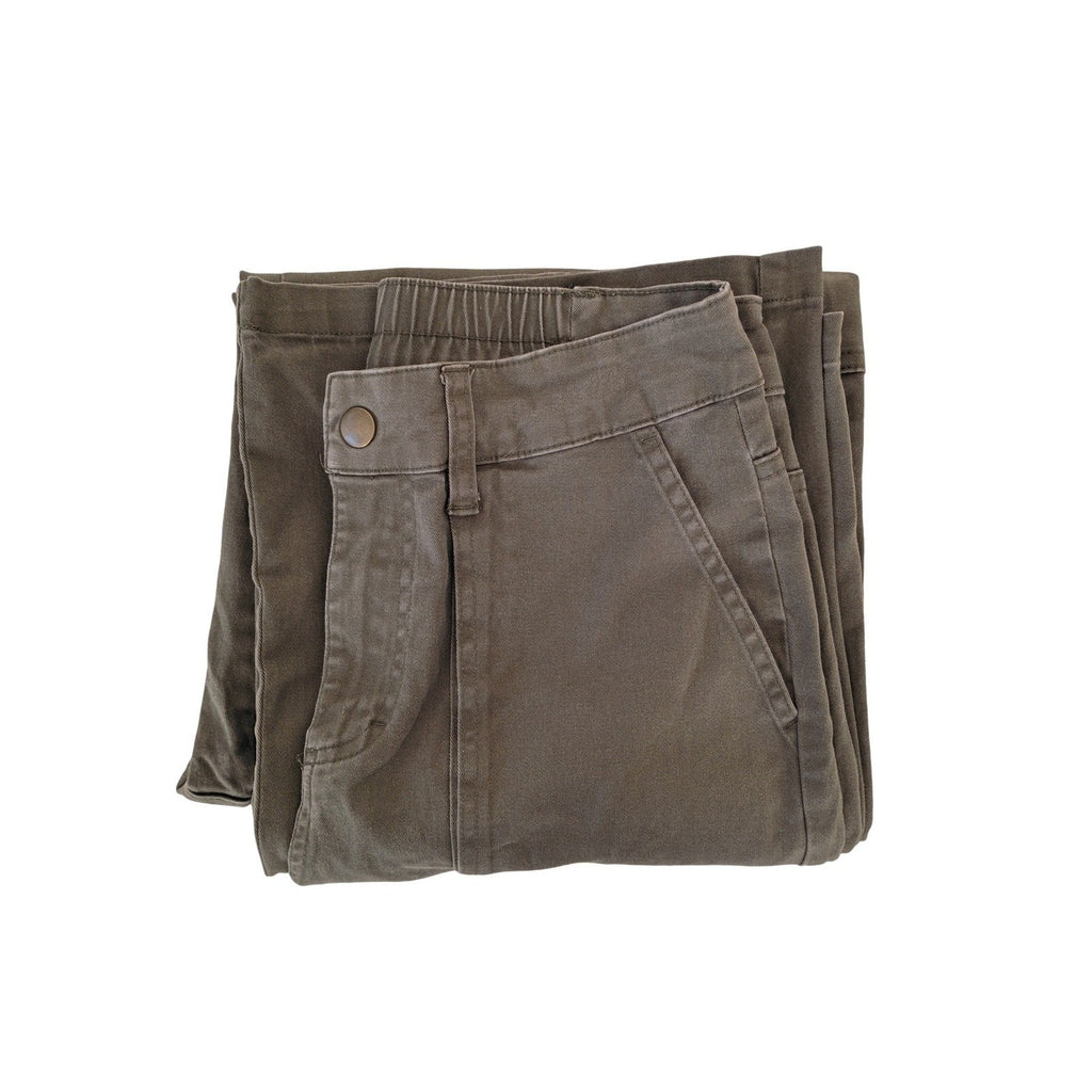 Wild Fable Y2K Olive Cargo Pants Wide Leg High Rise Stretch Twill Small NWOT