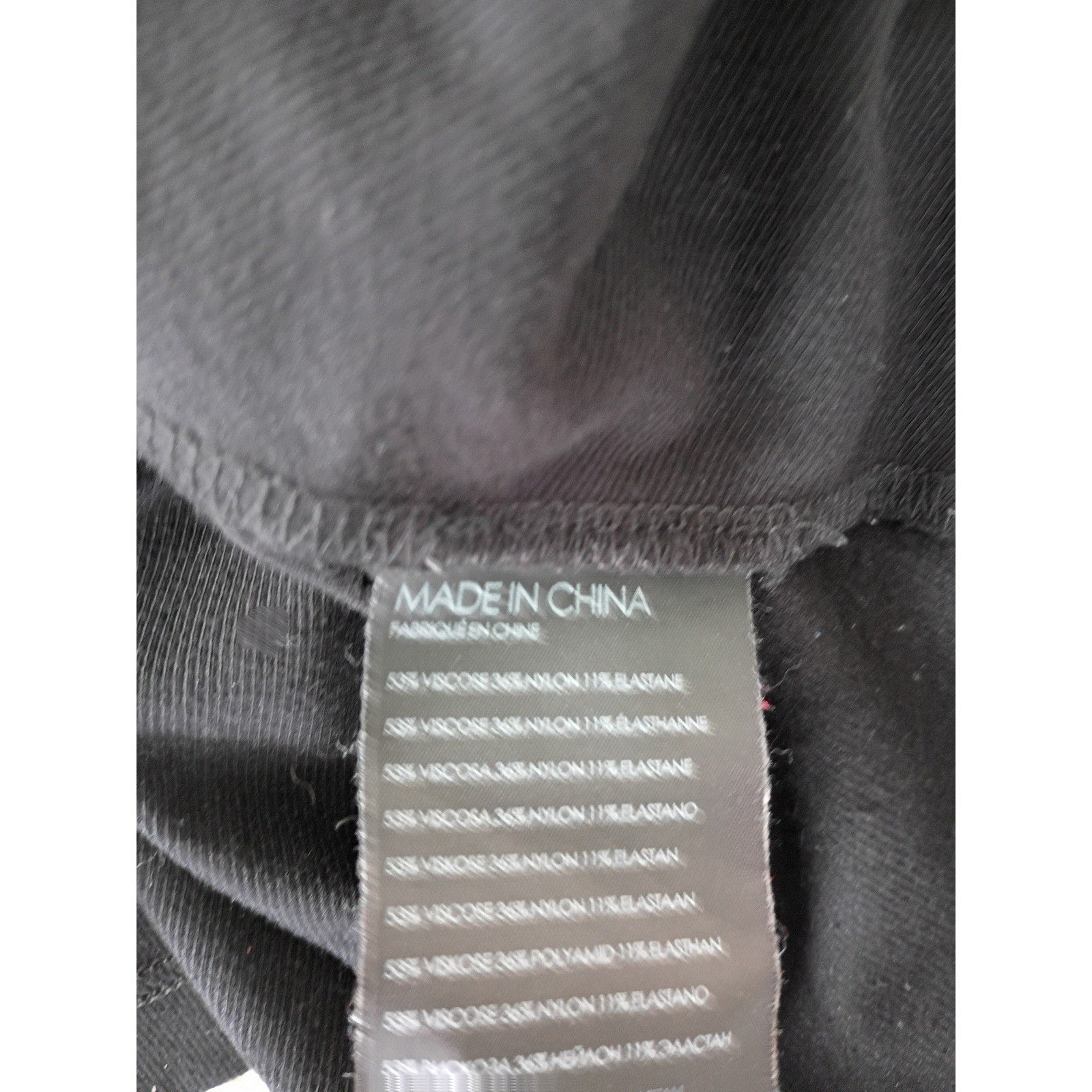 Club Monaco Black Twist Front V Neck Knit Top Elbow Sleeve Slim Fit S