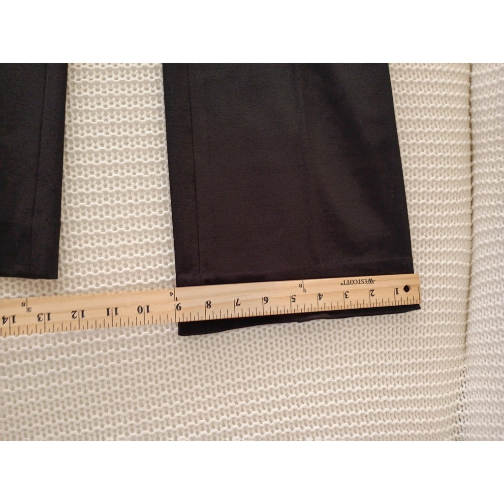 Elie Tahari Black Flare Leg Dress Pants Womens 28 Tailored Career Trousers