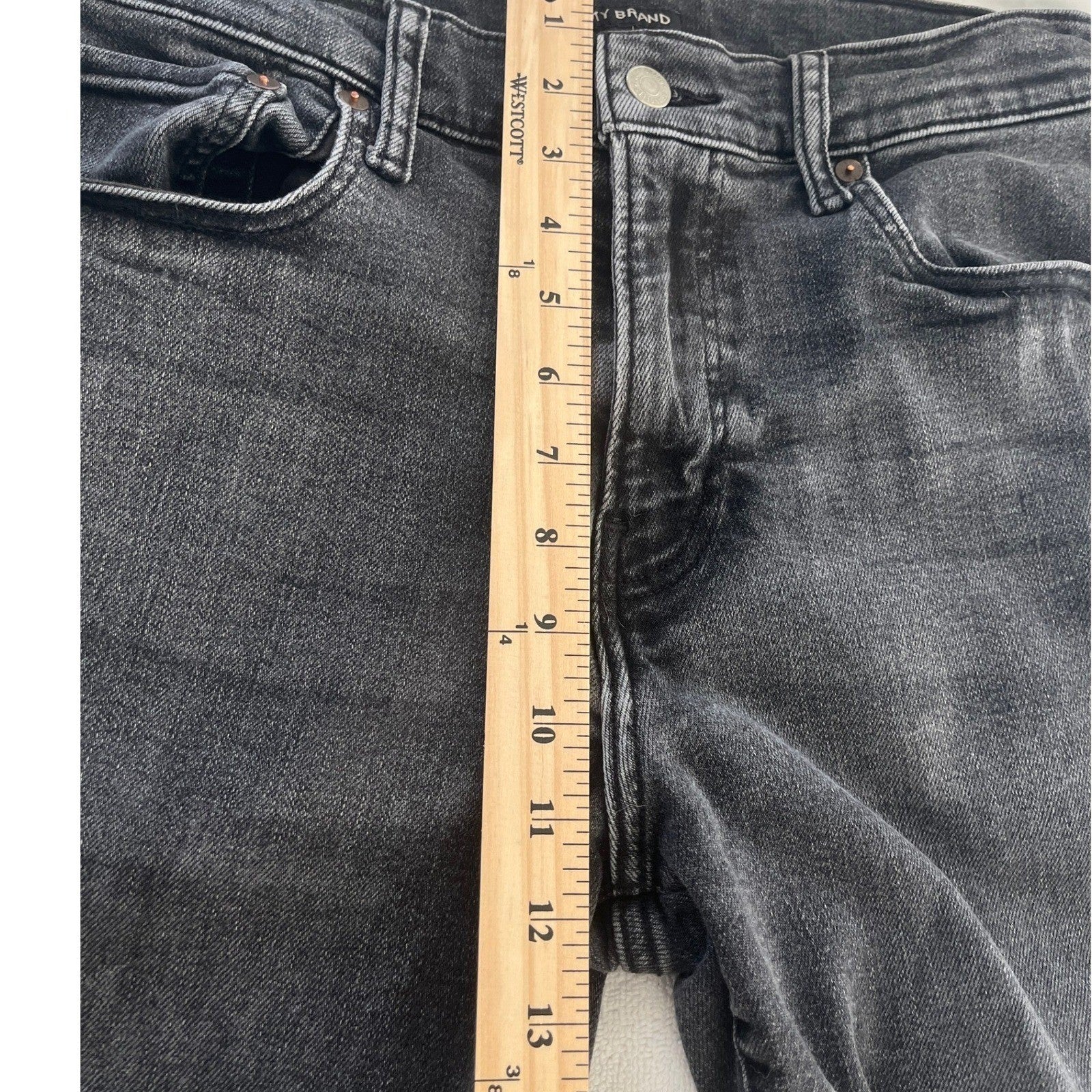 Lucky Brand Men's Black Straight Leg Jeans W33 L32 NWOT Classic Minimalist