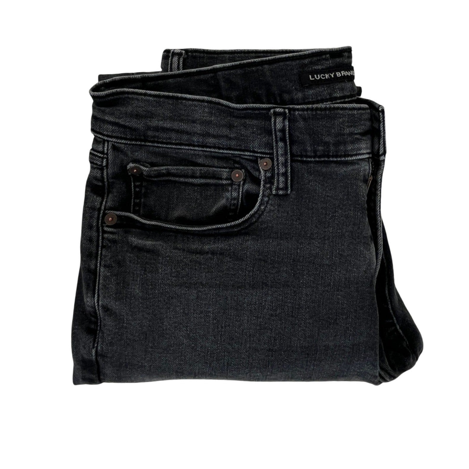 Lucky Brand Men's Black Straight Leg Jeans W33 L32 NWOT Classic Minimalist