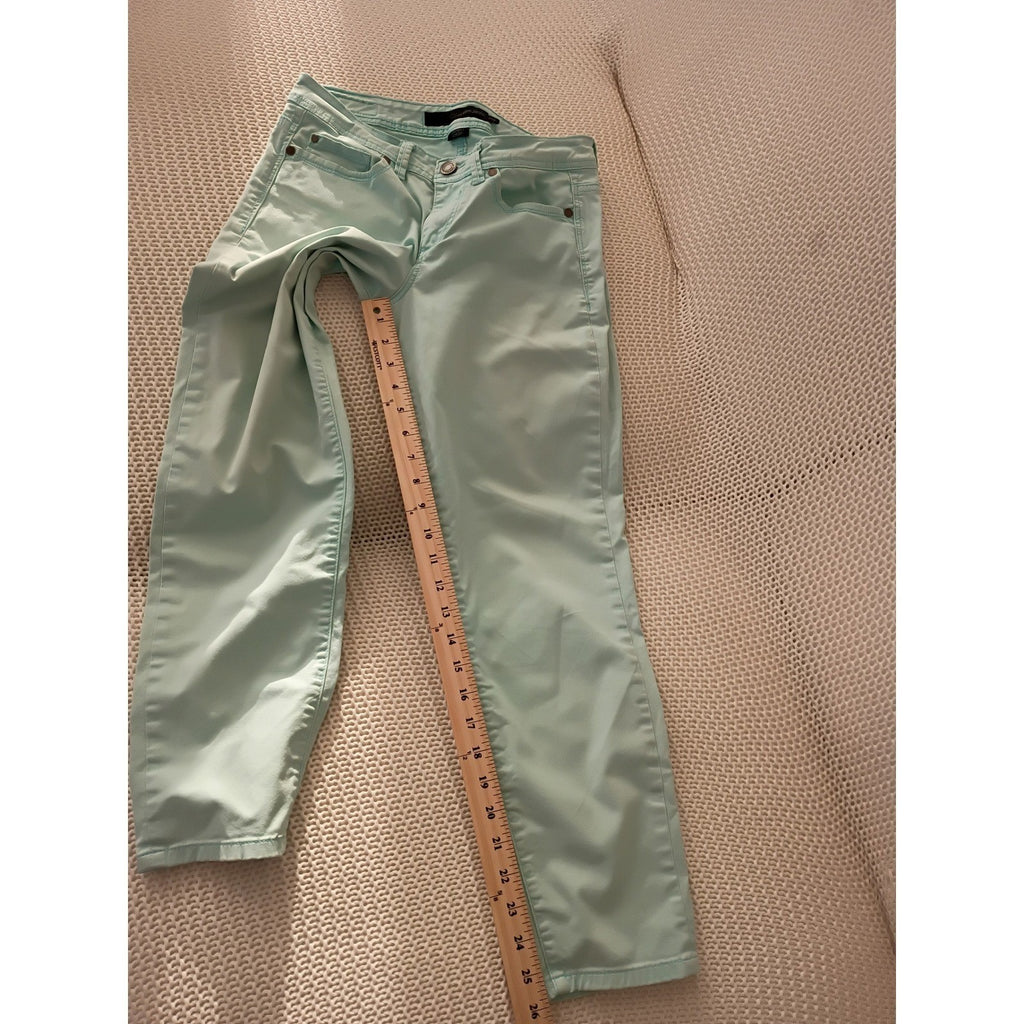 Calvin Klein Mint Skinny Pants Womens 27x26 Clean Girl Spring Trousers