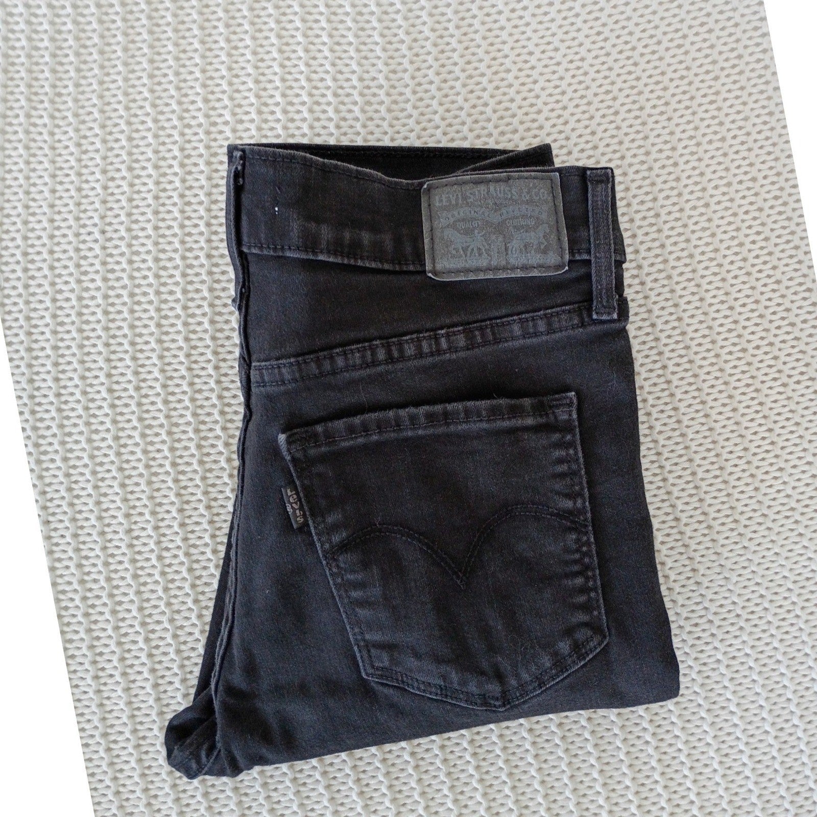 Levi's 311 Shaping Skinny Jeans 28x29 Faded Black Mid Rise Denim NWOT - Classic