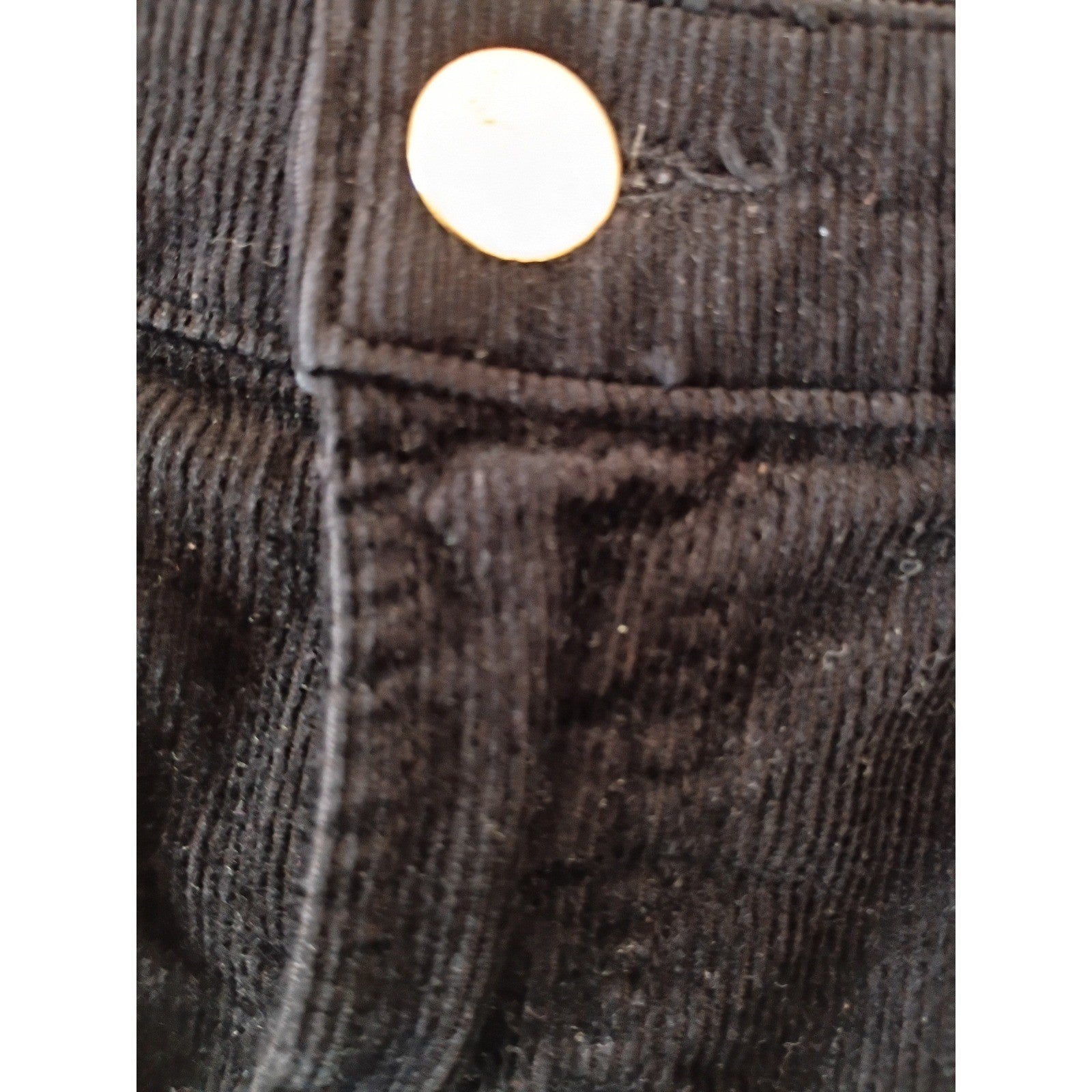 J Brand Gwynne Black Corduroy Mini Skirt Casual Versatile Everyday Size 26x15 L