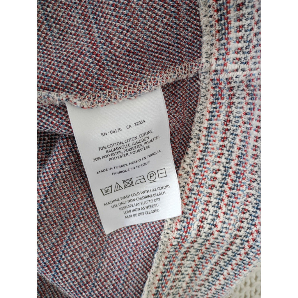 Maeve Anthropologie Cotton Tweed Fringe Trim A-Line Mini Skirt Multi Color Sz 10