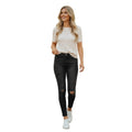 LEVI'S 721 High Rise Skinny Black Jeans 27x29 NWOT Distressed Cotton Viscose