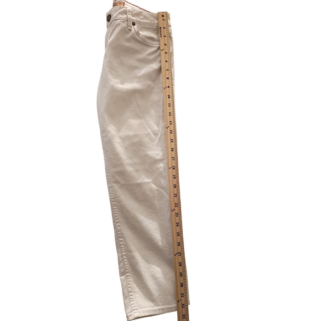 Sanctuary Denim NWOT Cream Beige Straight Leg Jeans Size 28x28 Classic $129