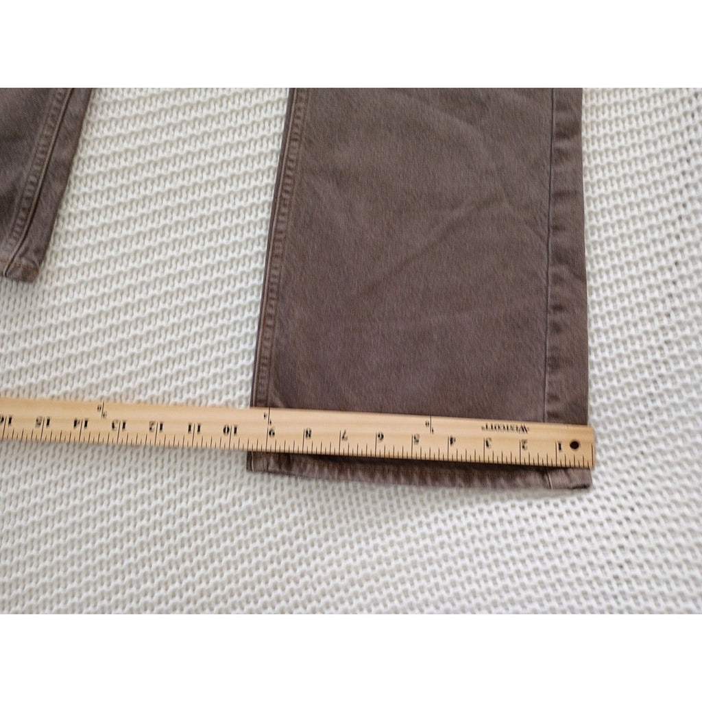 PacSun Y2K High Rise Bootcut Flare Jeans Mocha Brown Denim 24x33 Tall NWOT