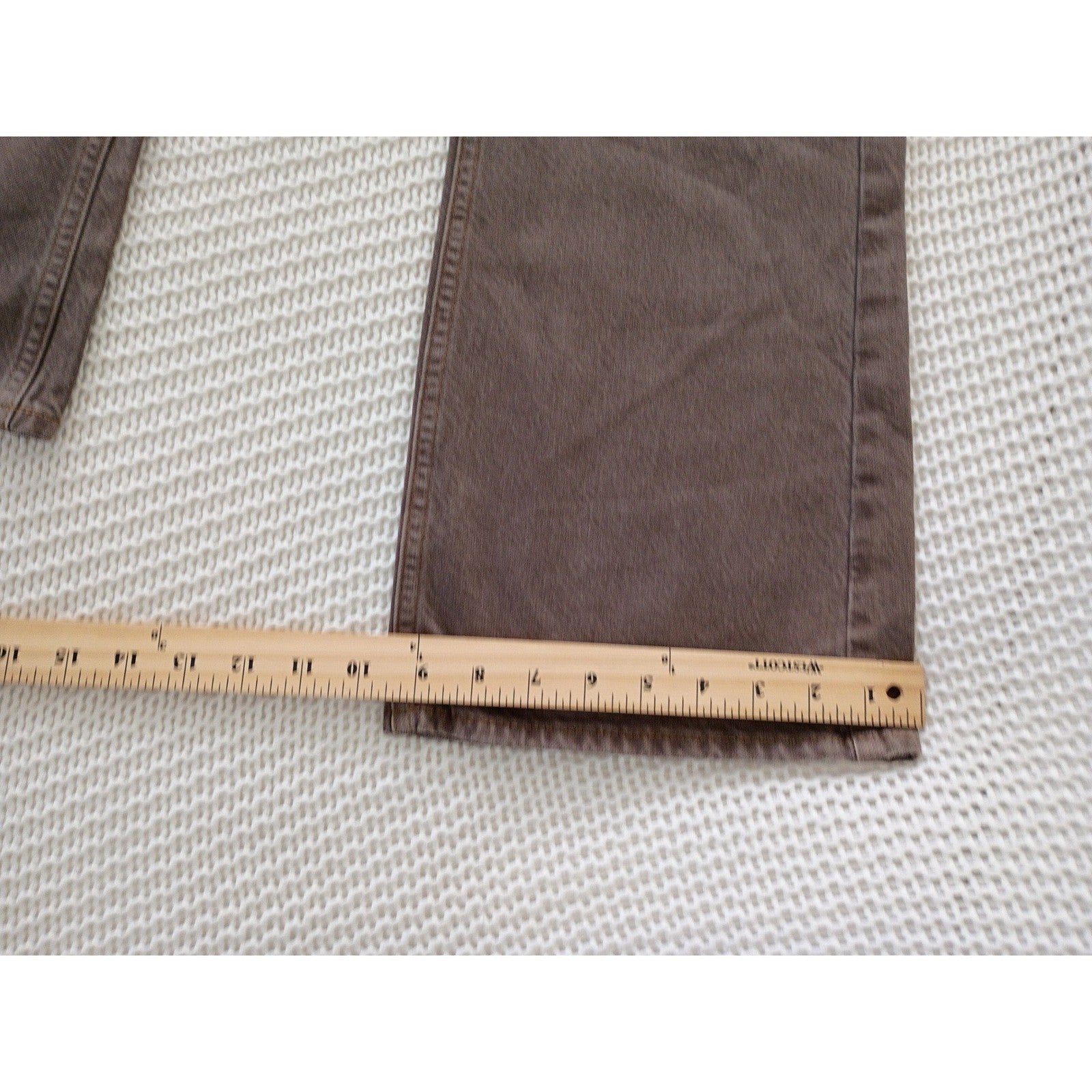PacSun Y2K High Rise Bootcut Flare Jeans Mocha Brown Denim 24x33 Tall NWOT