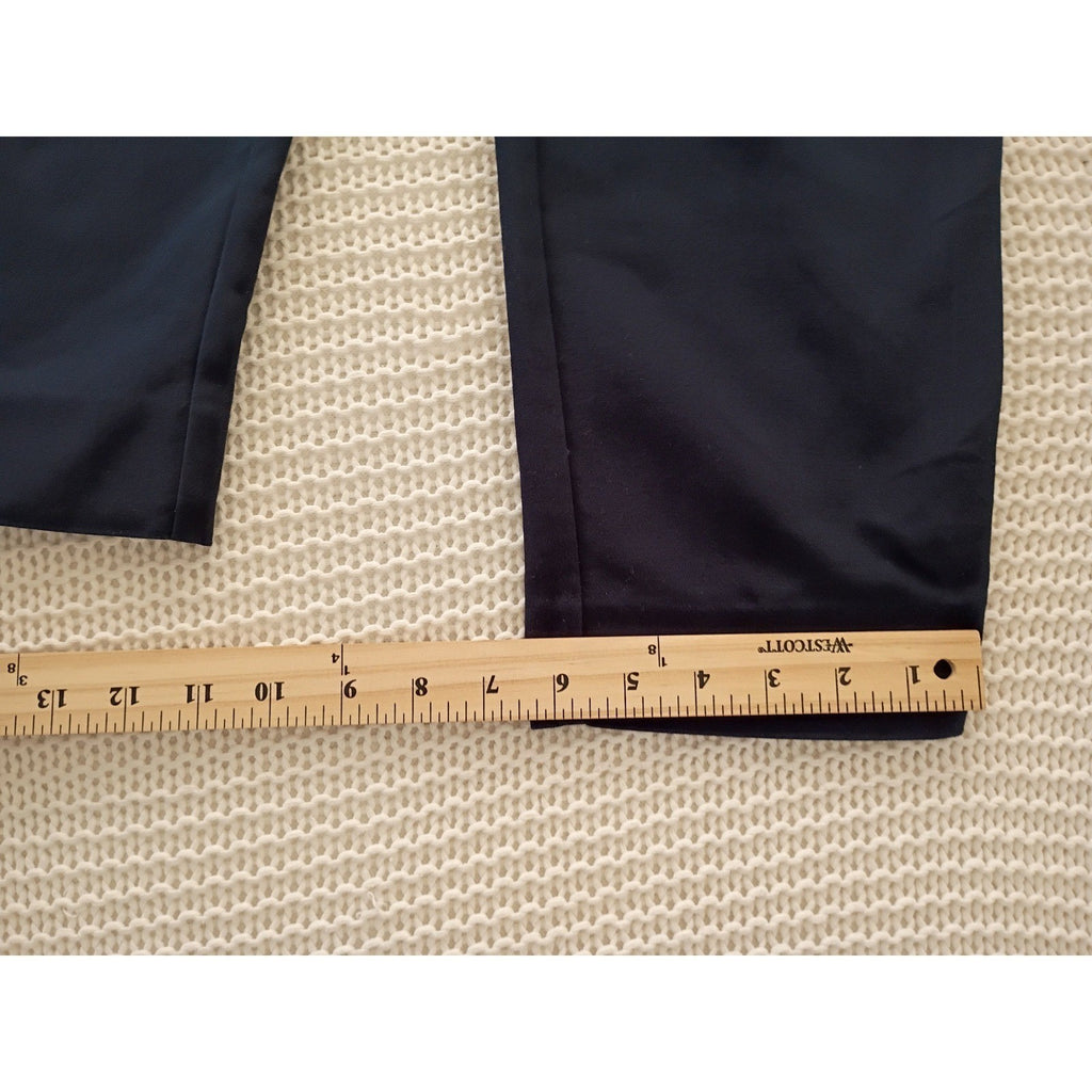 Jones New York Signature Dress Pants Navy Straight Stretch W28-29 NWOT