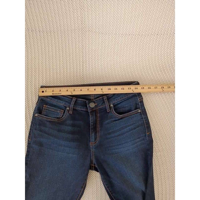 KUT from the Kloth Donna High Rise Skinny Jeans Dark Wash Fits 27-28x26 NWOT