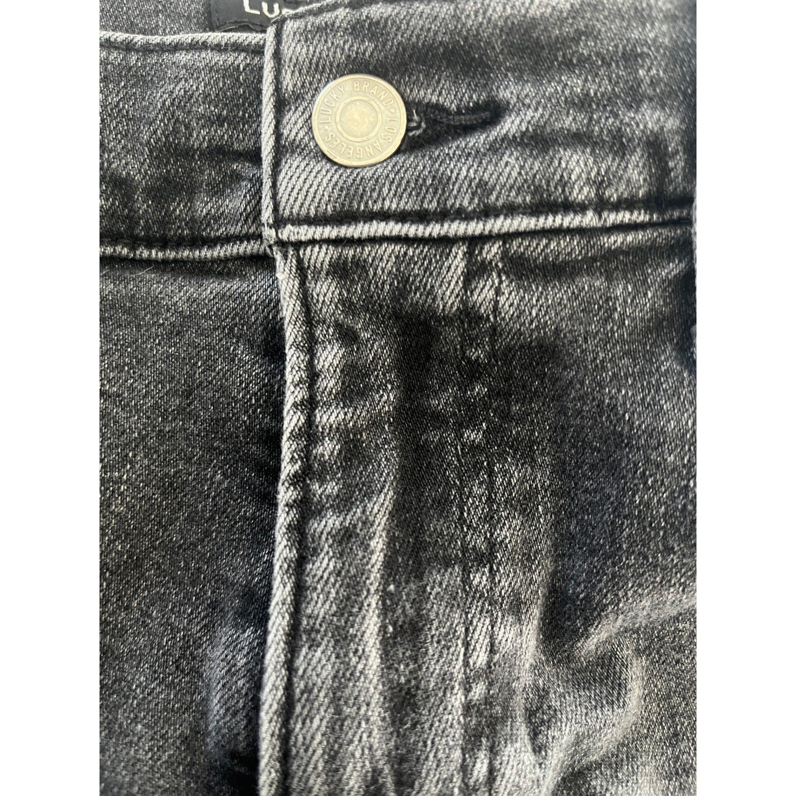 Lucky Brand Men's Black Straight Leg Jeans W33 L32 NWOT Classic Minimalist