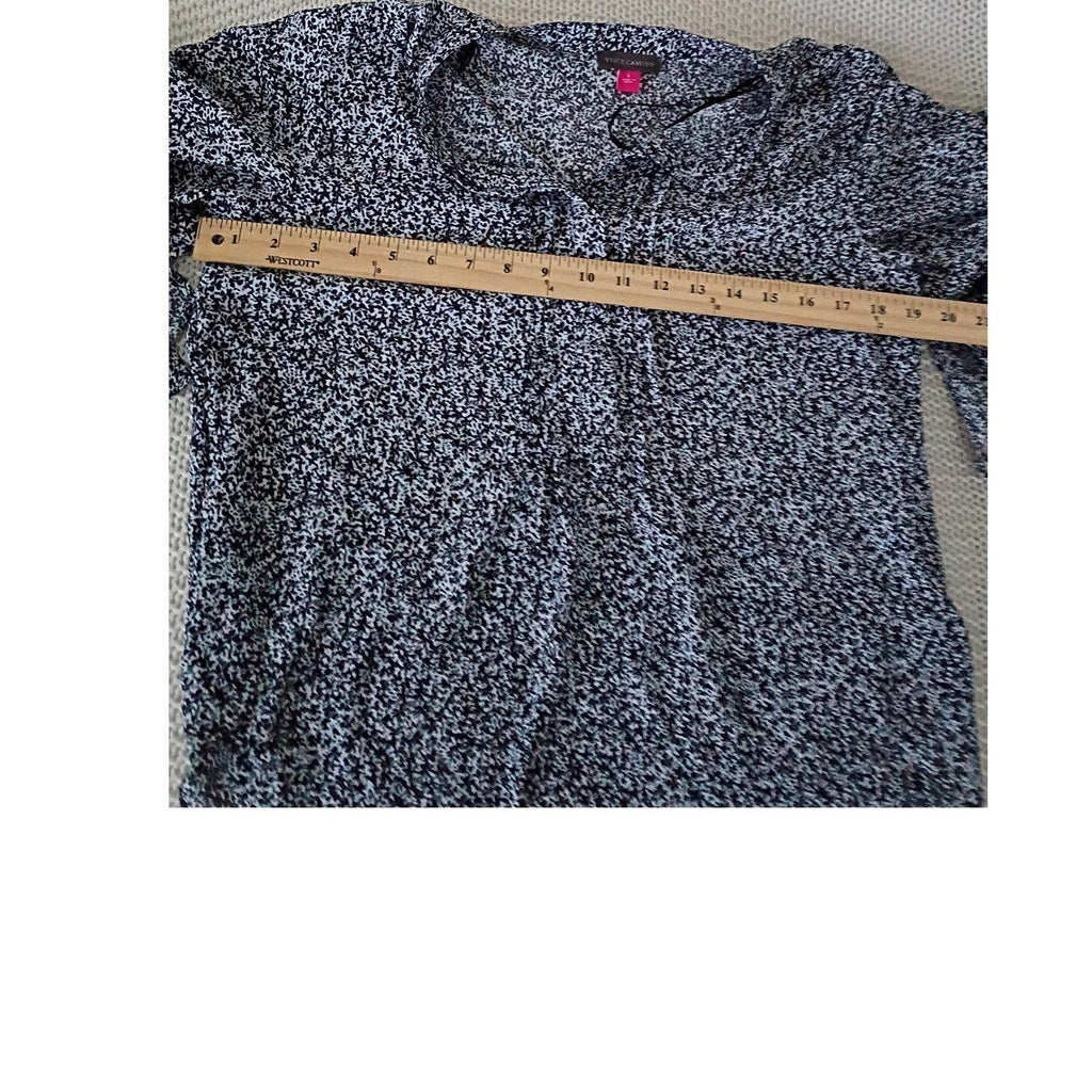Vince Camuto Ruffle Sleeve Chic Elegant Blouse Size S Polished Casual Top NWOT