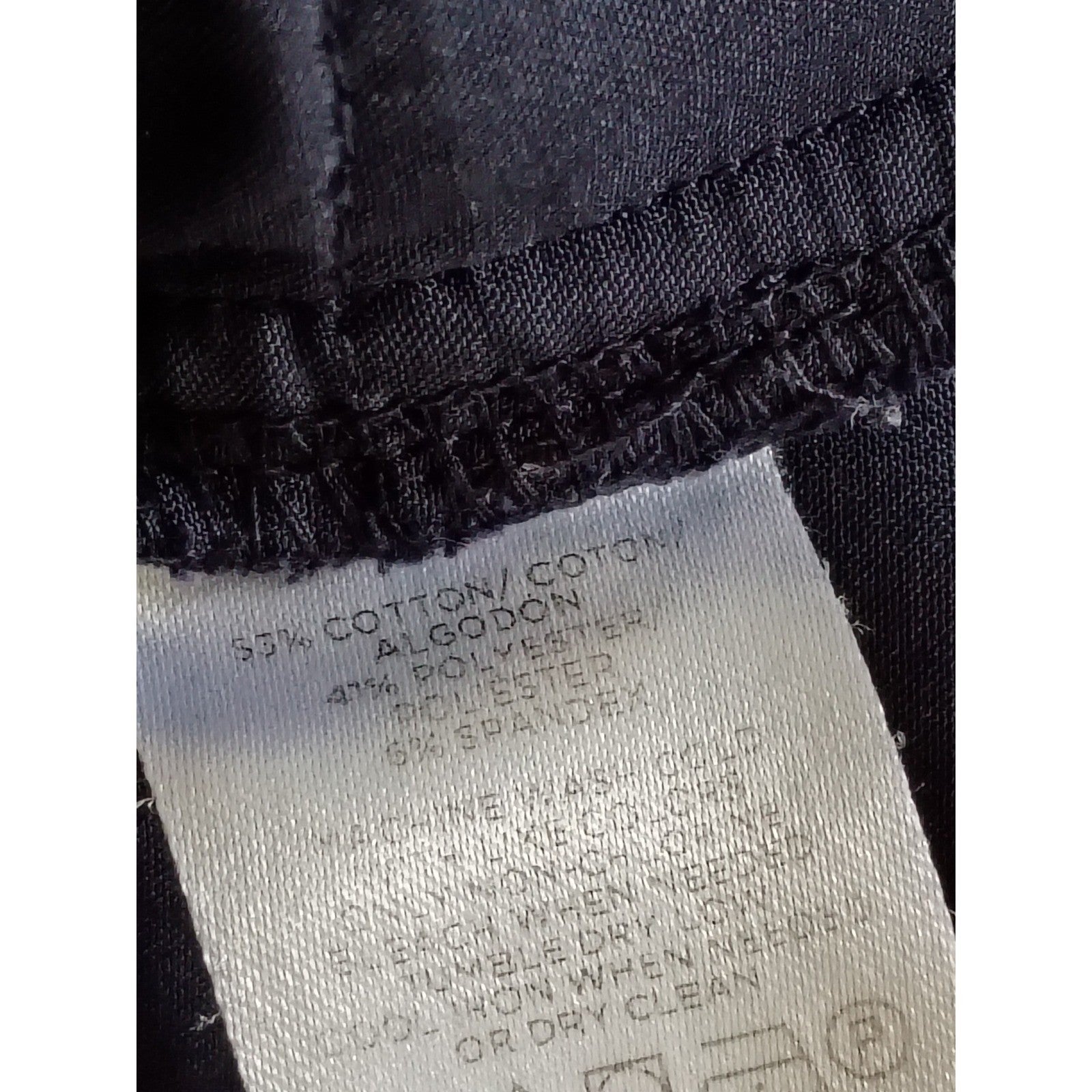 LOFT Curvy Skinny Ankle Cotton Work /Casual Pants Navy Blue Size 6T