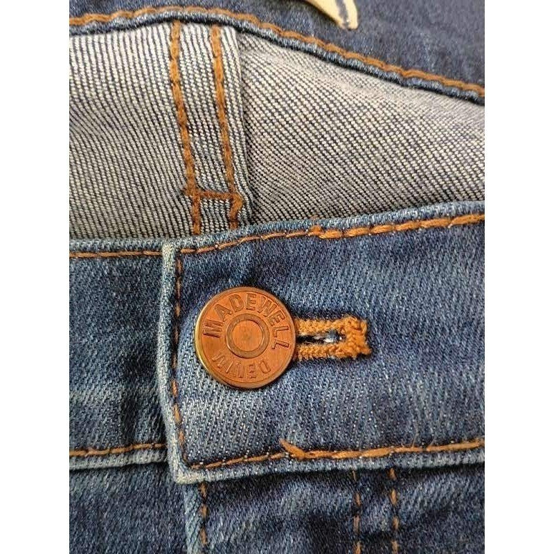 Madewell 9 High-Rise Skinny Jeans 30x28 Medium Wash Blue Stretch Denim