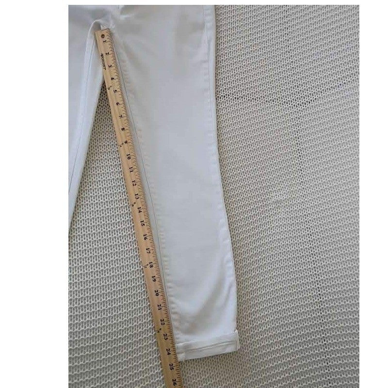 Lila Ryan White Skinny Jeans 26x26 NWOT Mid Rise Stretch Denim Pant Classic Soft