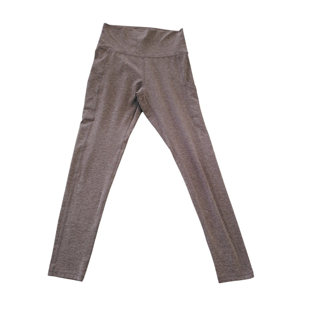 Aerie Chill Play Move High Waisted Space Dye Leggings Heathered Brown M NWOT