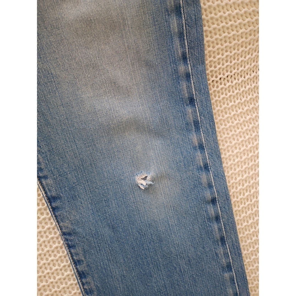 VTG Deep Pocket Jean Co USA Kentucky Straight Leg Jeans Light Wash Button Fly 29