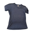 AG Jeans Heathered Blue V Neck Short Sleeve Cotton T Shirt Top Mens XXL